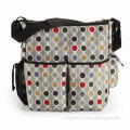 Diaper Bag, Made of Woven Material, Includes Zippered Top Closure, Sized 15.5 x 10 x 5.5-inch